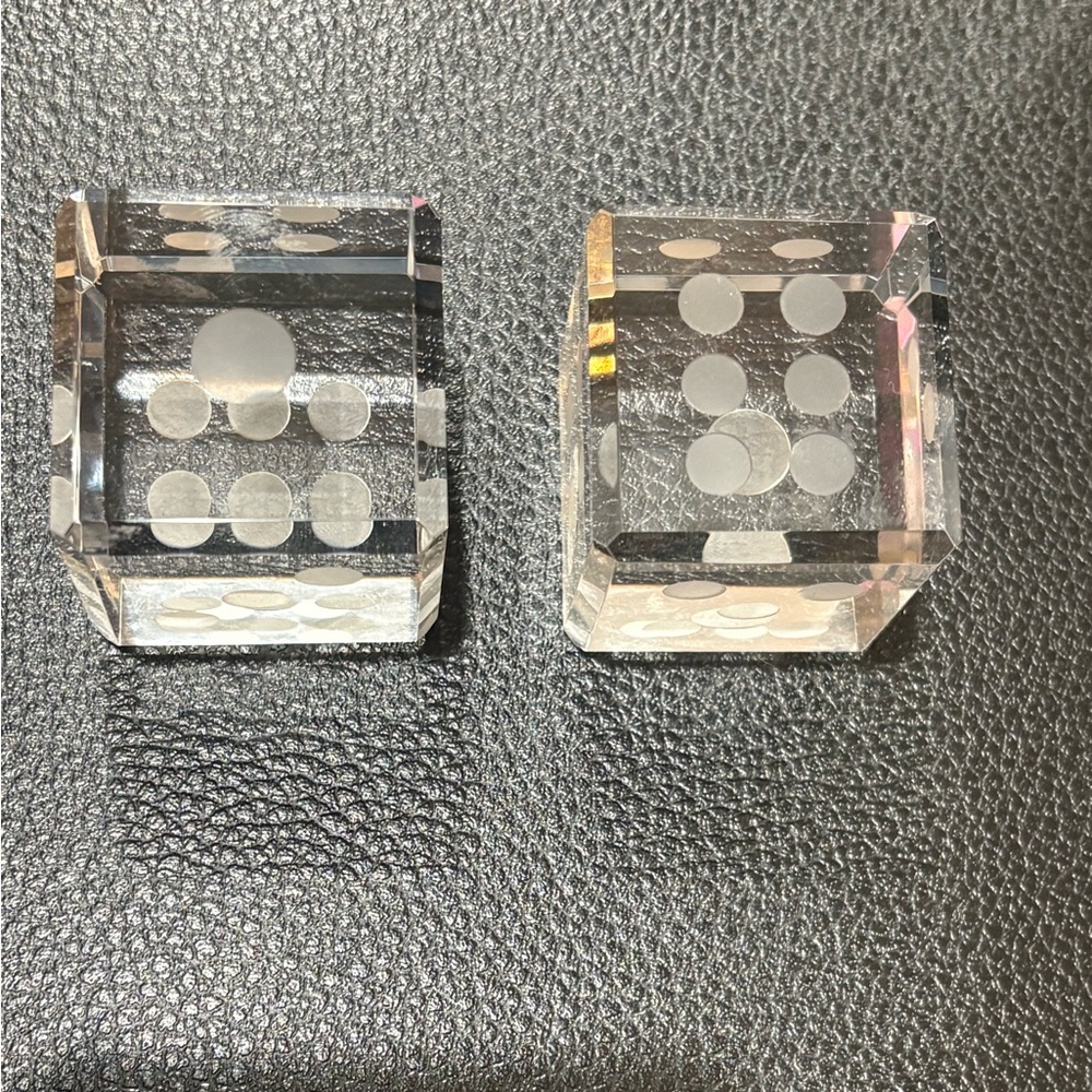 Crystal Dice Set